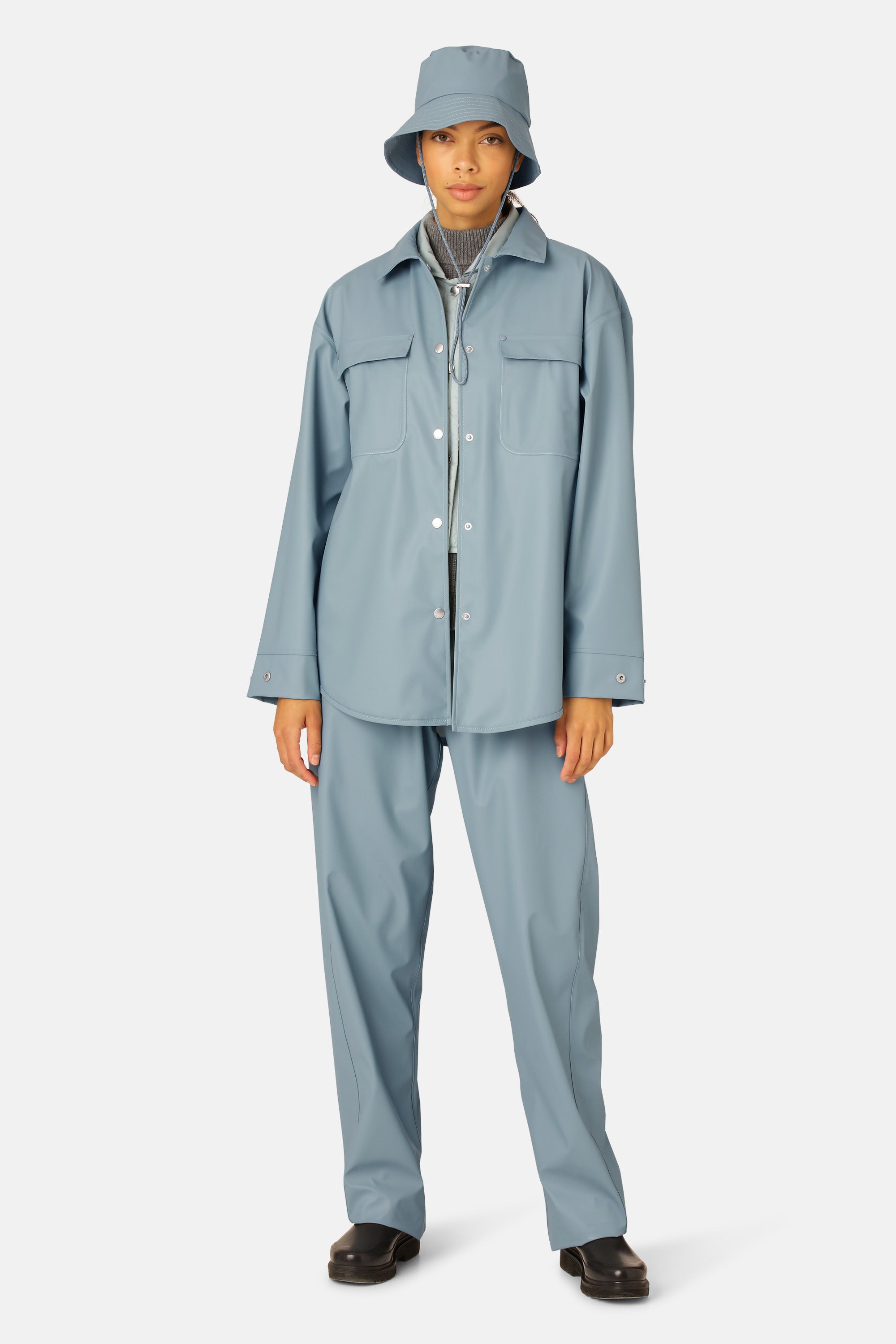 Ilse Jacobsen Hornbæk Rain Rain Hat Hat 698 Blue Cloud